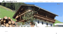 Desktop Screenshot of brandhof-tux.at