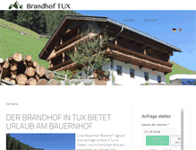 Tablet Screenshot of brandhof-tux.at